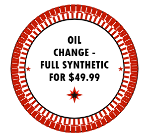 Oil Change - full synthetic for $49.99